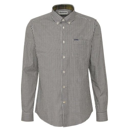 Barbour Padshaw Tailored Long Sleeve Shirt- Dark Oak