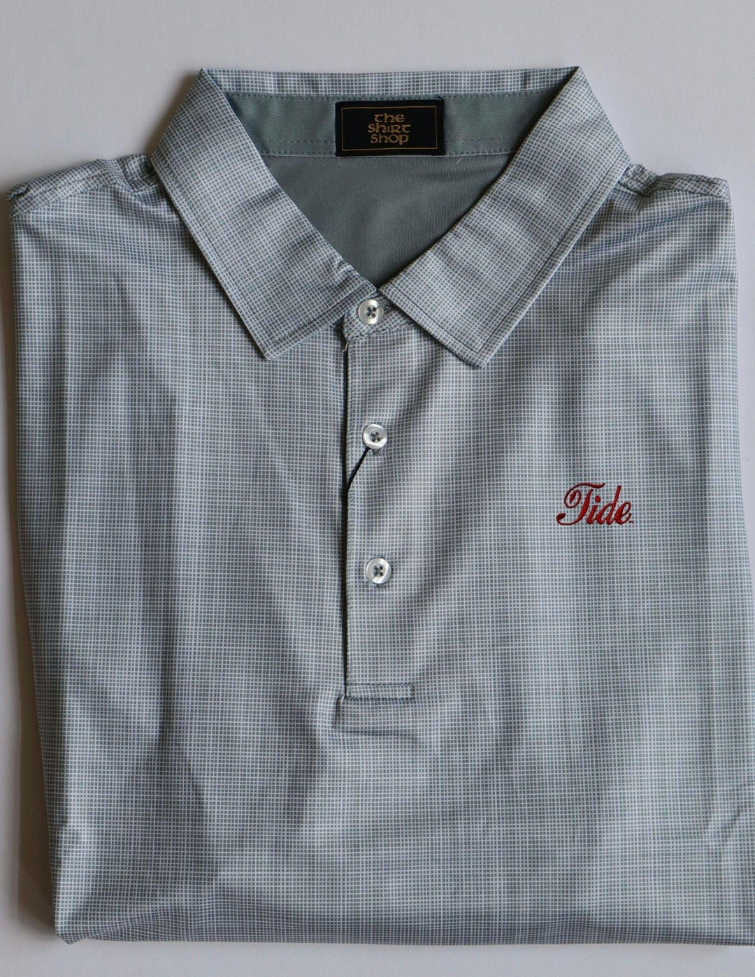 The Shirt Shop 525 Polo- Silver (Tide Script)