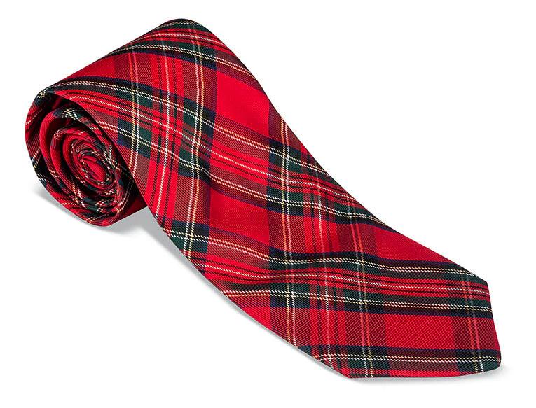 R Hanauer Tie - Prince of Wales Tartan