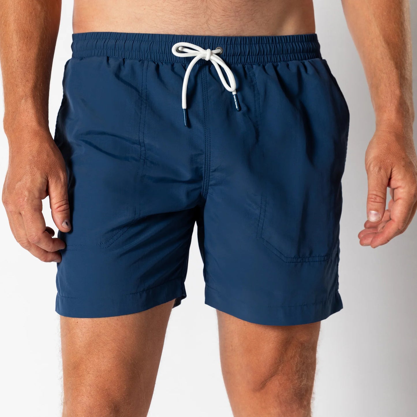 Duck Head 6" Sailport Solid Swim Short - Dark Indigo