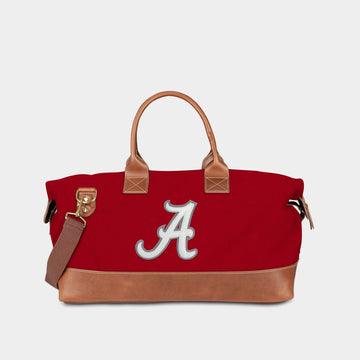 alabama gear Alabama Crimson Tide “A” Weekender Duffle Bag