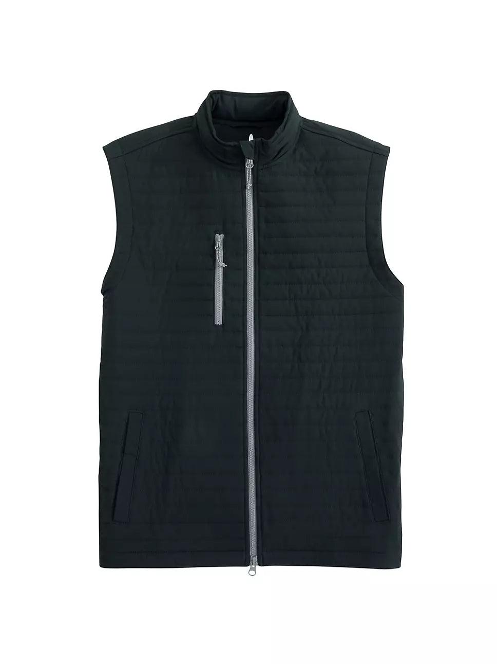 Johnnie-O Crosswind Vest- Black