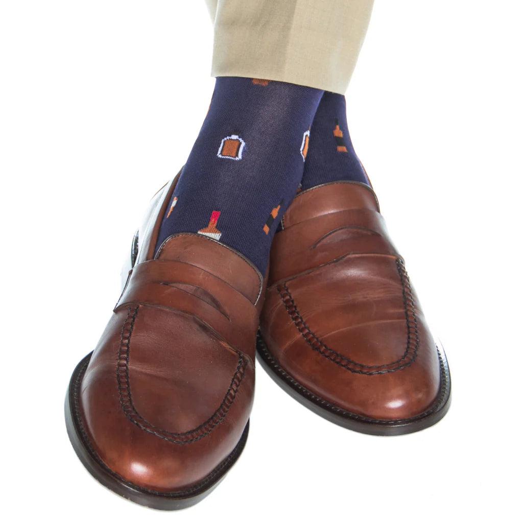 The Shirt Shop Socks - Bourbon Bottles (3 Colors)