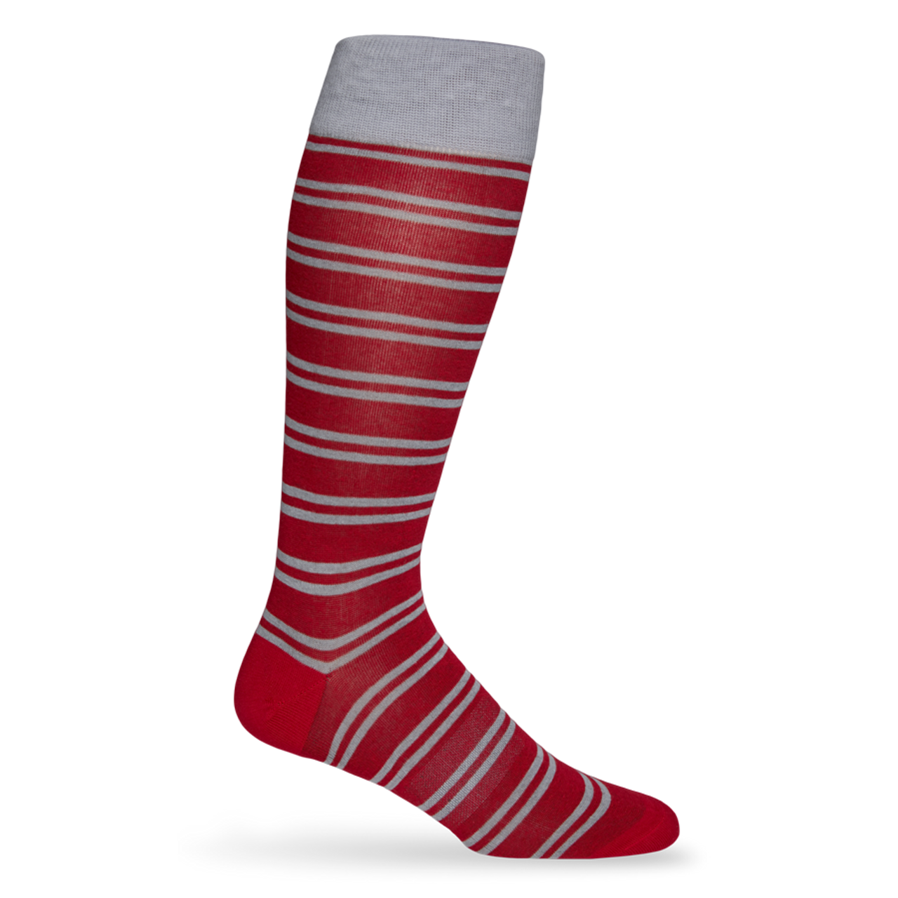 DeadSoxy Crimson Double Stripe Socks