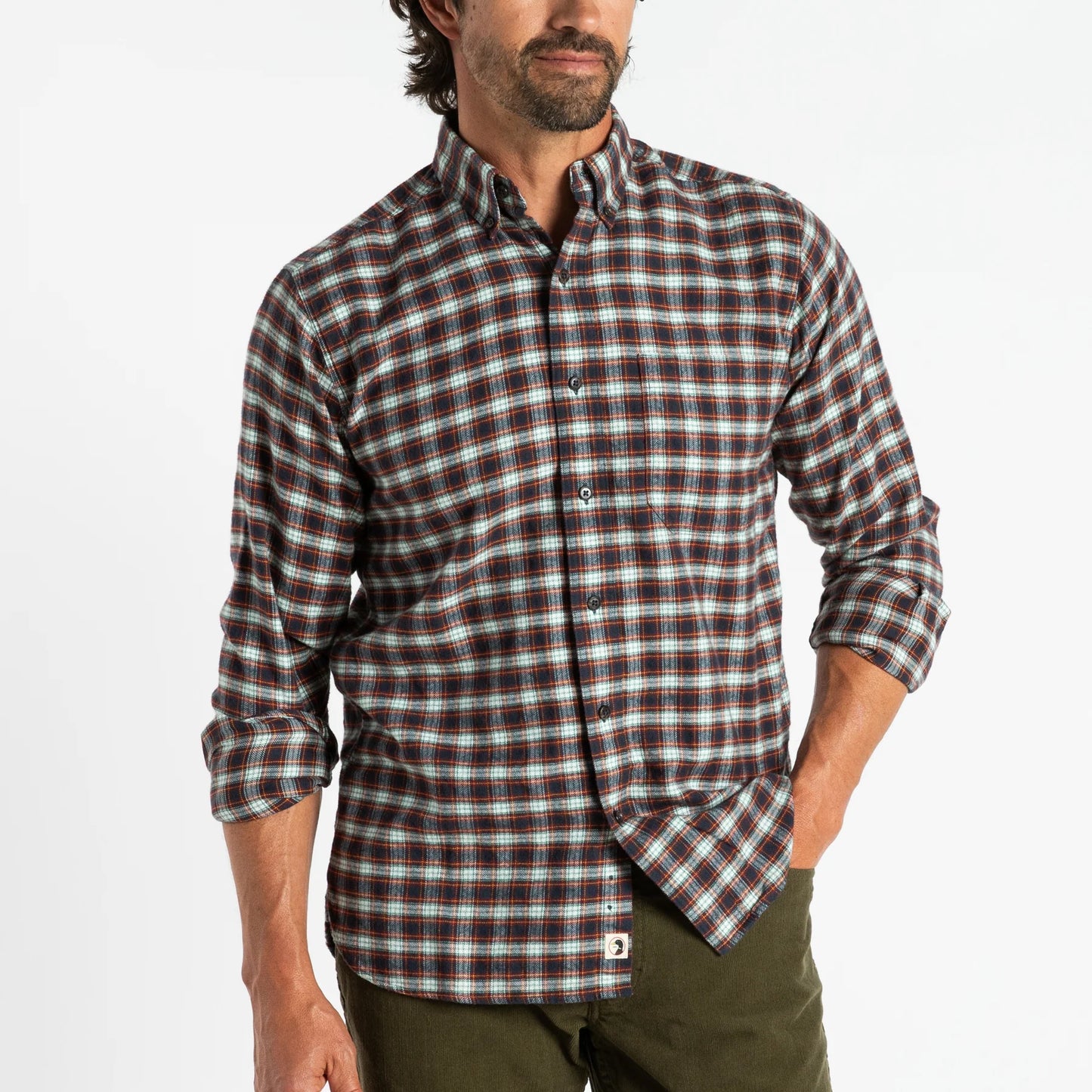 Duck Head Rosemont Plaid Flannel Sport Shirt