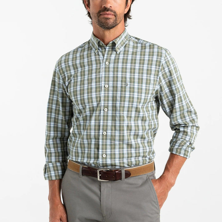 Duck Head Wester Plaid Poplin Sport Shirt