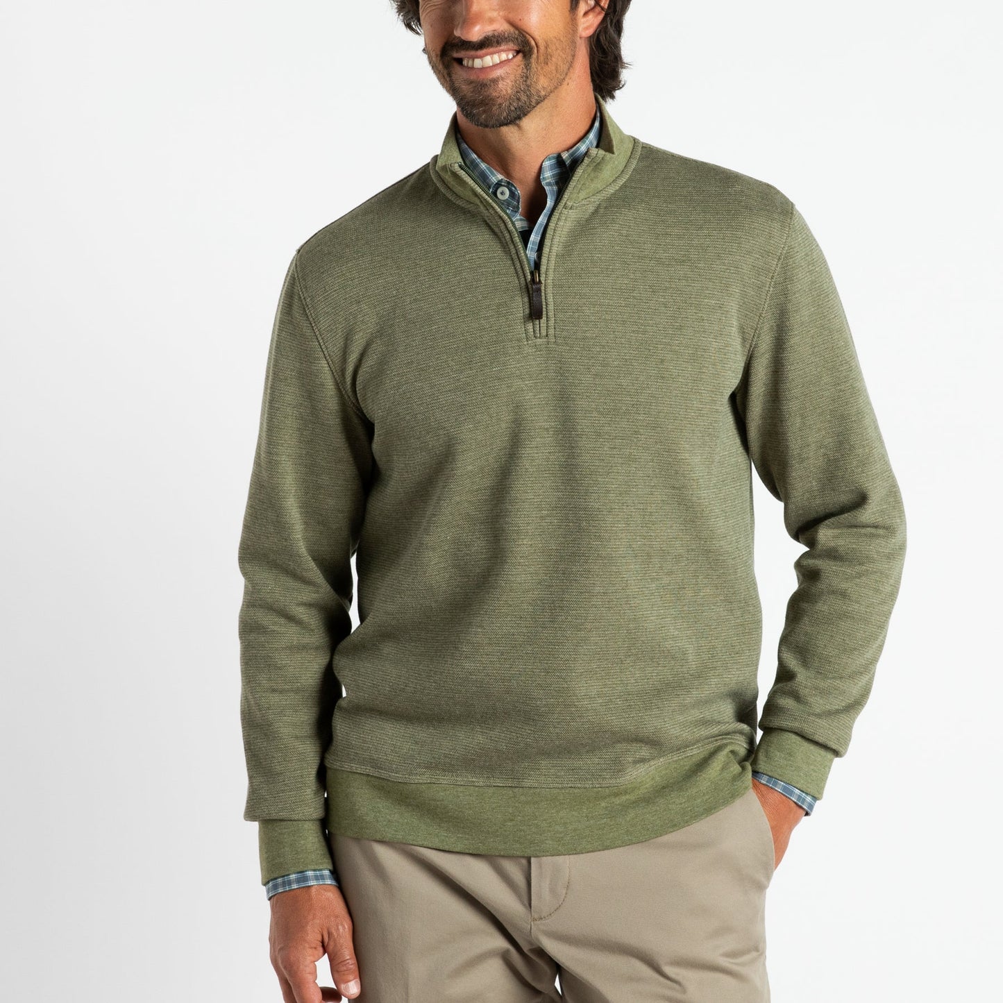 Duck Head Bearing Pique 1/4 Zip Pullover (4 Colors)