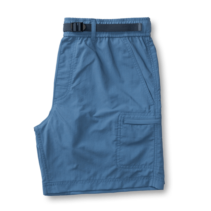 Duck Head 7" On The Fly Short - Shadow Blue