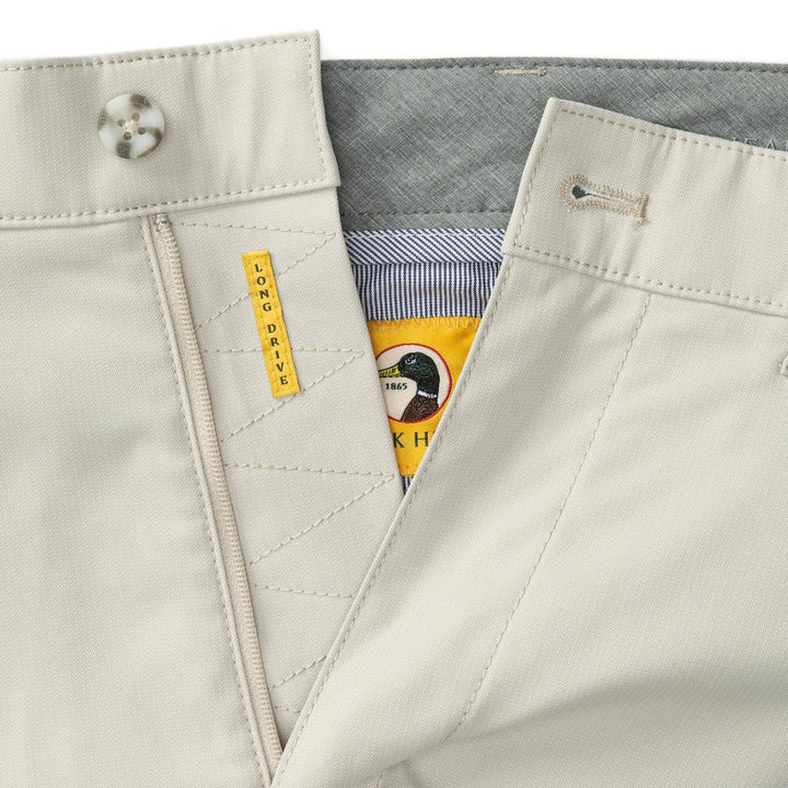 Duck Head 9" Long Drive Performance Shorts - Stone