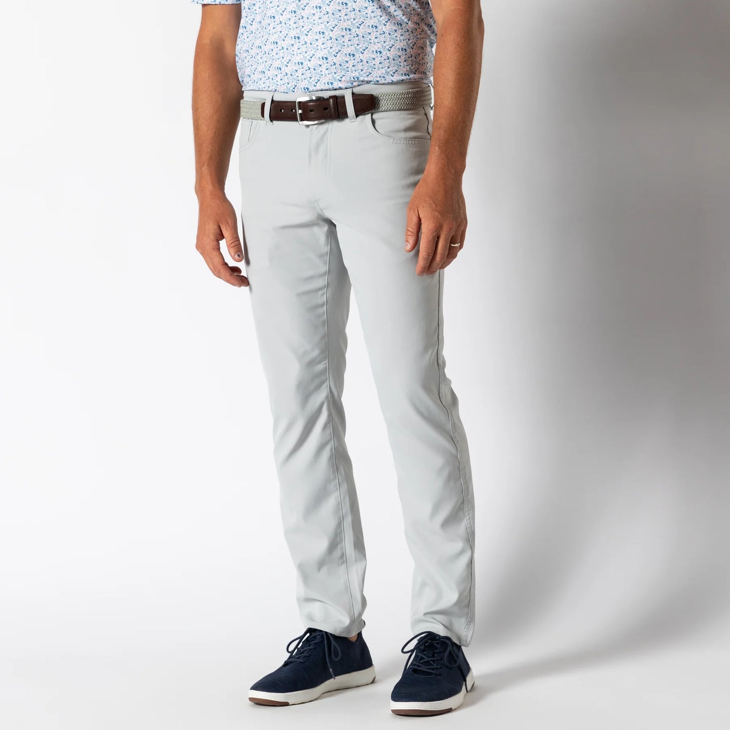 Duck Head Long Drive Pant - Mist Gray