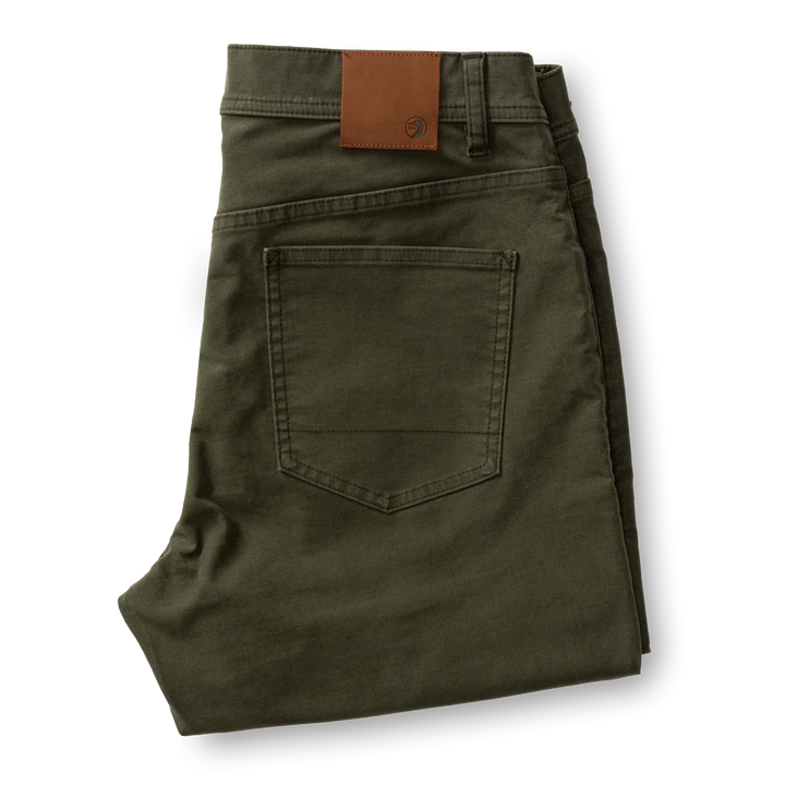Duck Head Weldon Five-Pocket Pant- Deep Olive