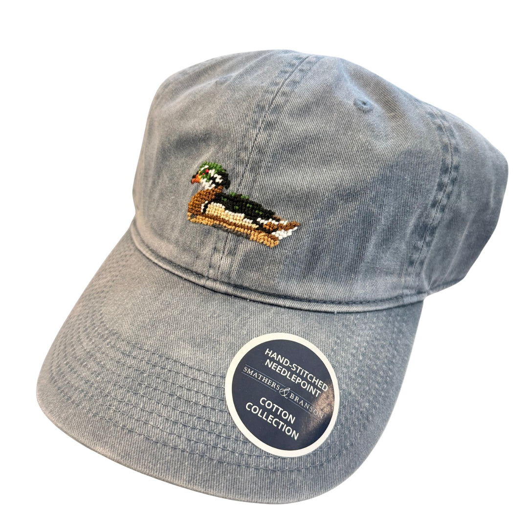 Smathers & Branson Needle Point Hat- Decoy (Steel Blue)
