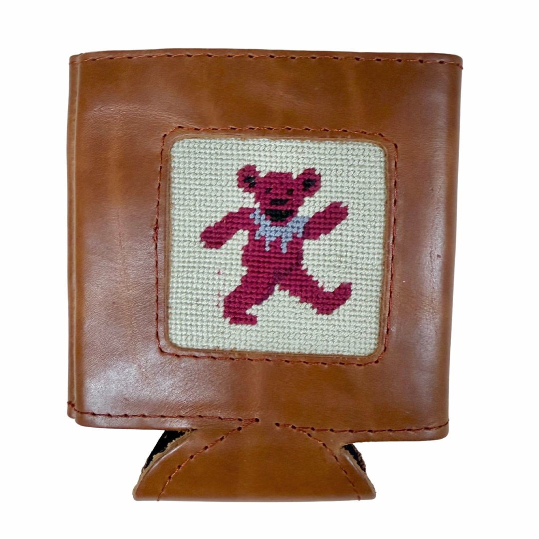 Smathers & Branson Can Cooler- Dancing Bears (Khaki)