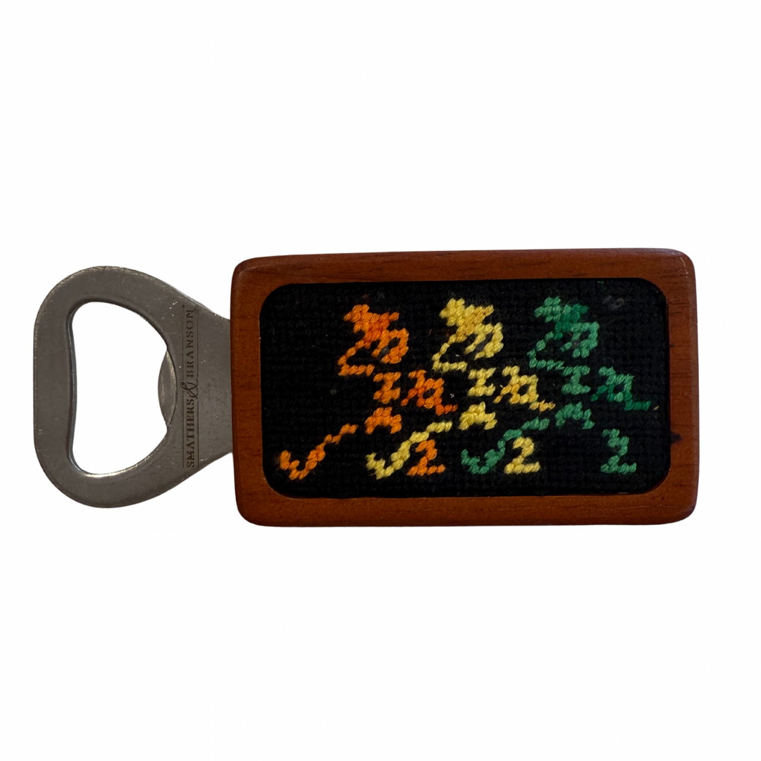 Smathers & Branson Bottle Opener- Grateful Dead Dancing Skeletons (Black)