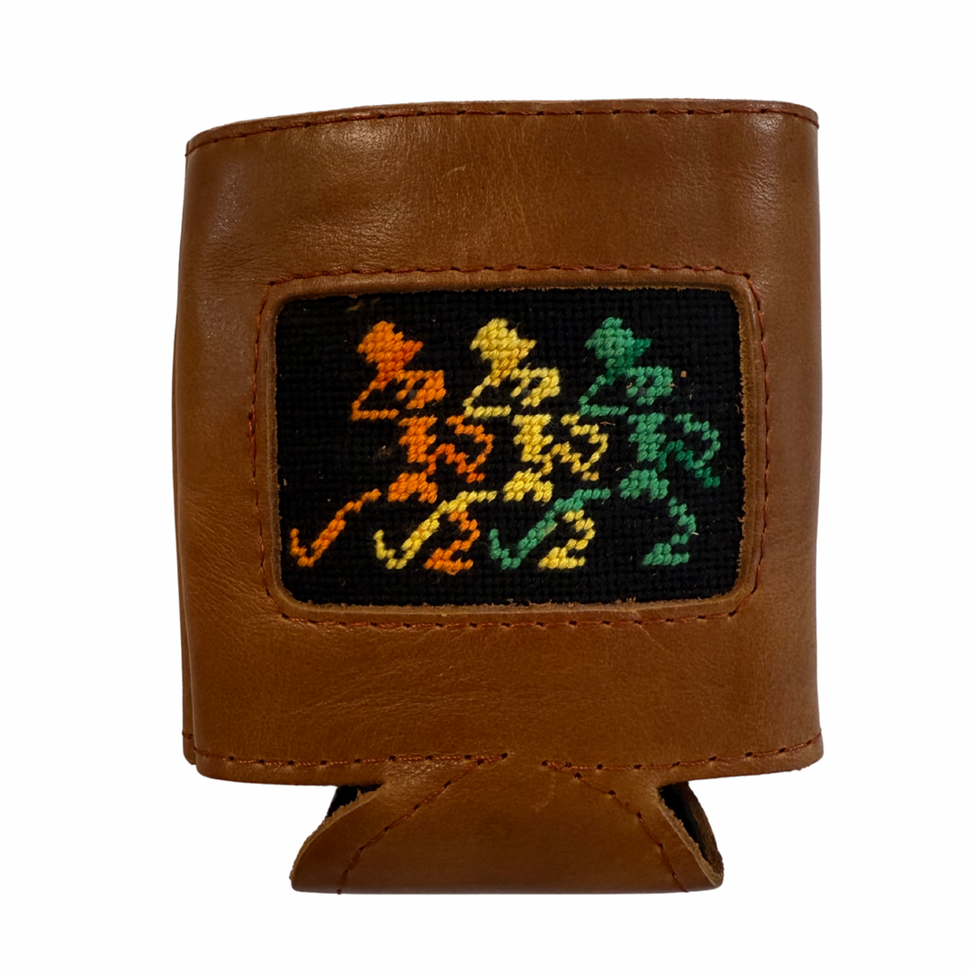 Smathers & Branson Can Cooler- Grateful Dead Dancing Skeletons