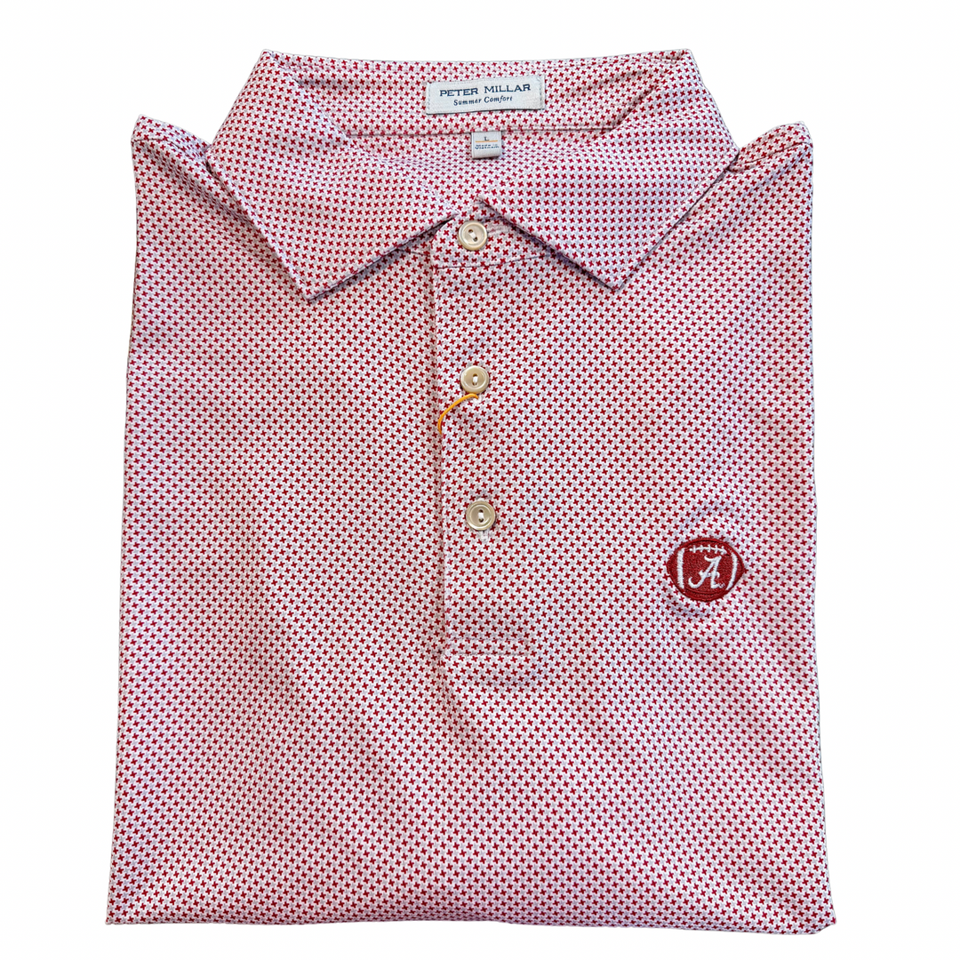 Peter Millar Phoenix Polo- Crimson (Football)