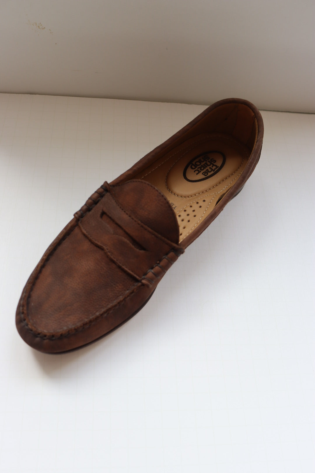 The Shirt Shop Preston Penny Loafer (Washed Espresso)