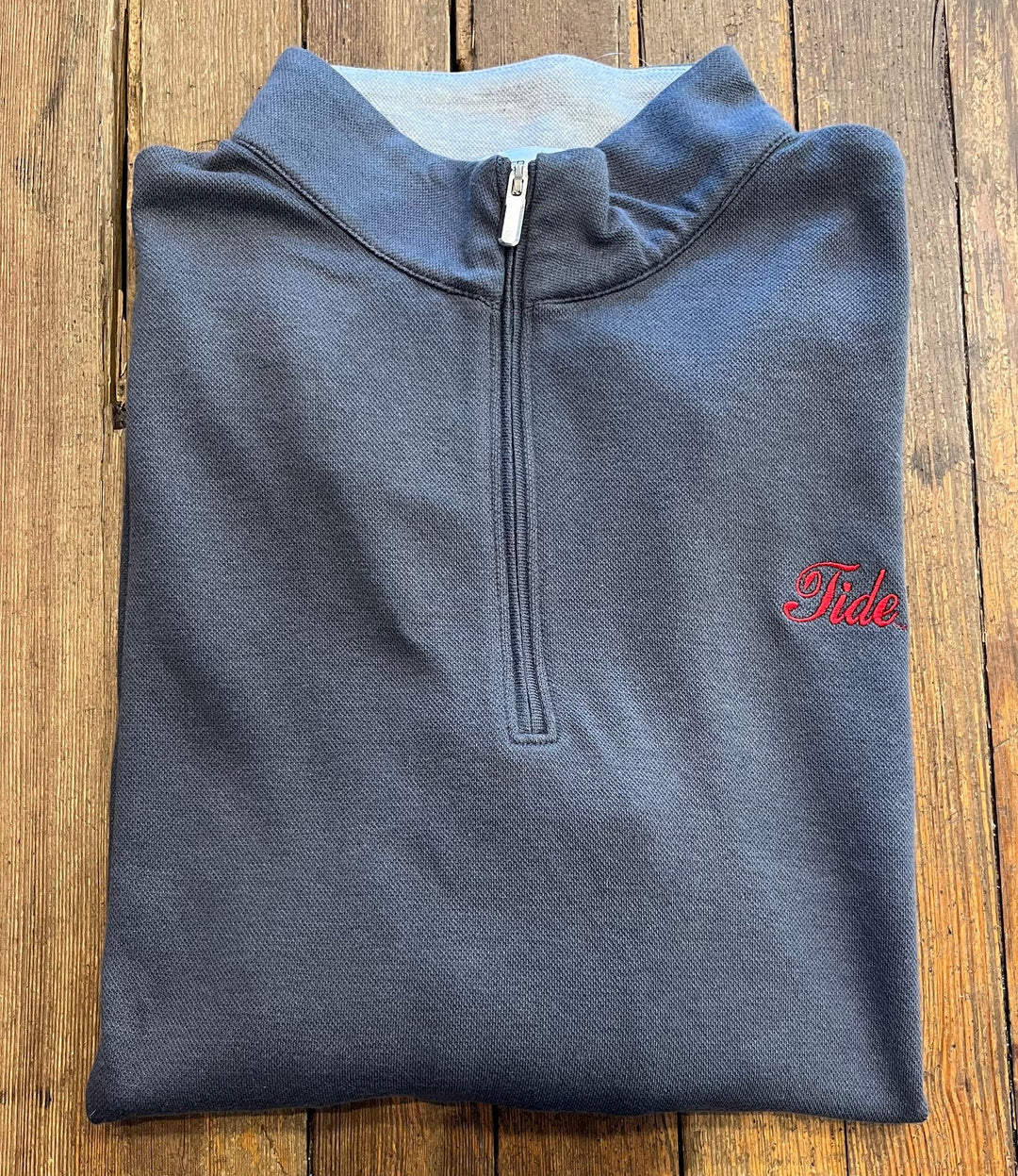 Peter Millar Iron Crown Comfort Quarter Zip (Tide Script)