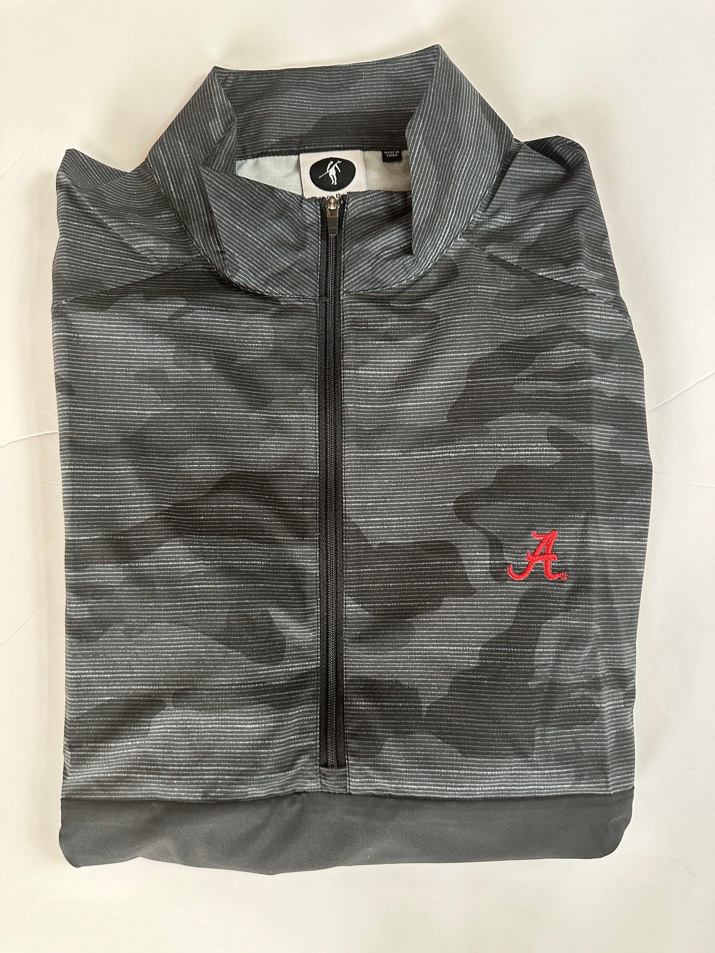 Toes On The Nose Black Camo Off Shore 1/4 Zip (Crimson A)