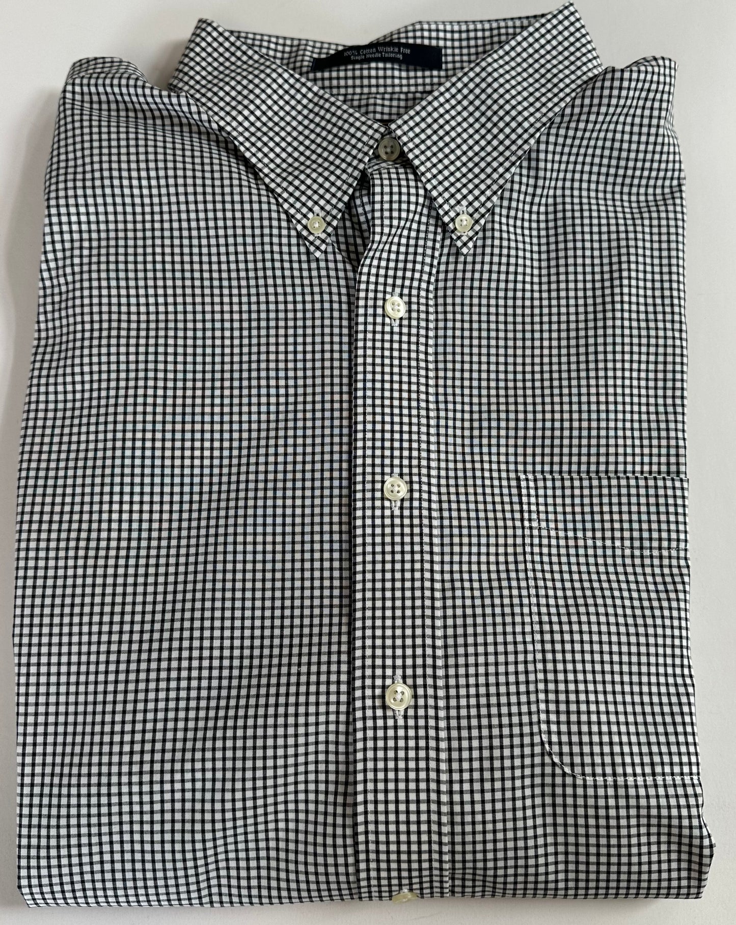 The Shirt Shop Black Grid Button Down