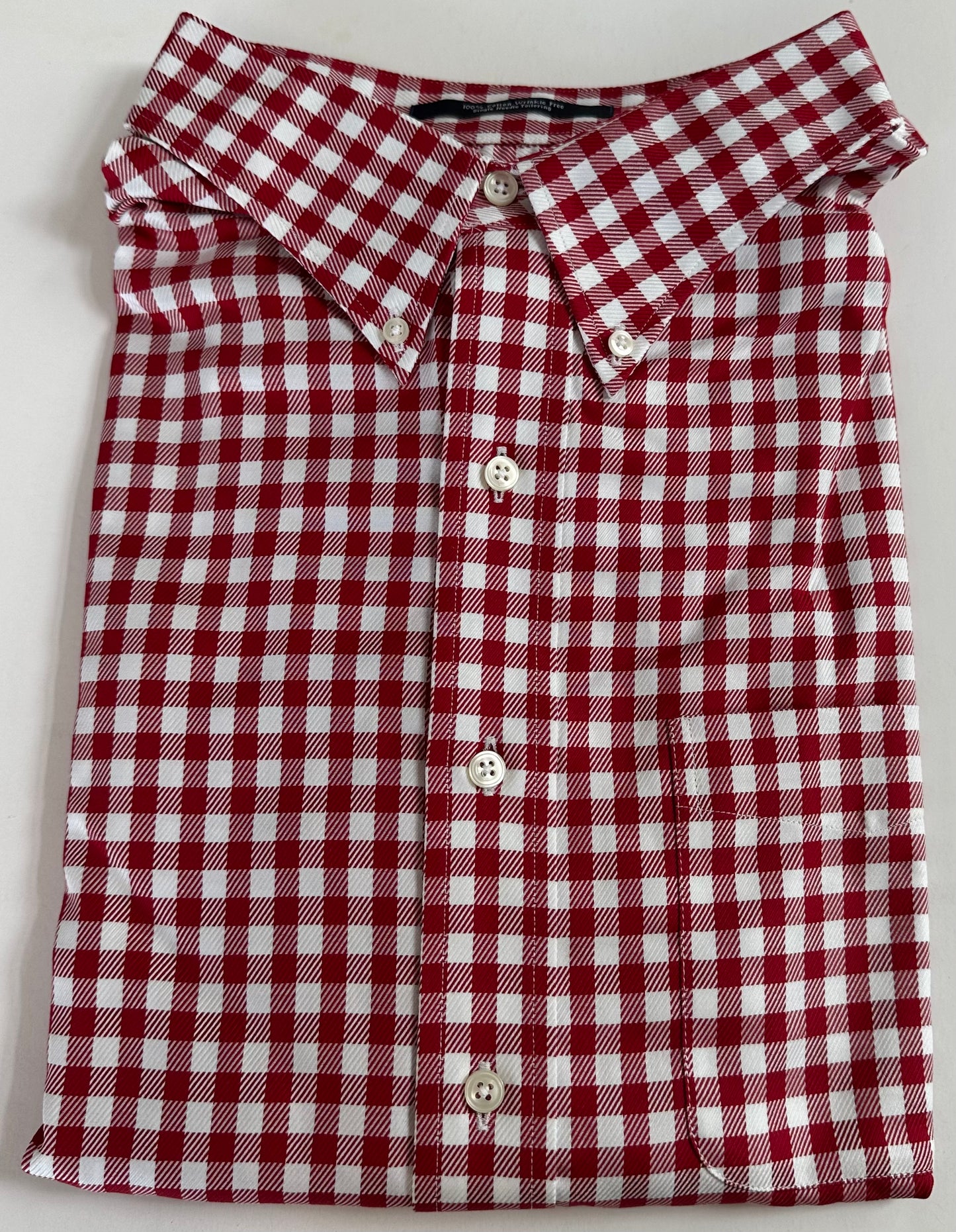 The Shirt Shop Red Checker Button Down