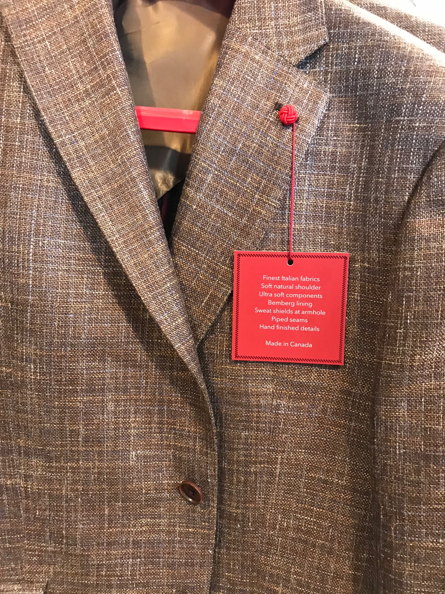 TailoRed Brown/Blue Sport Coat