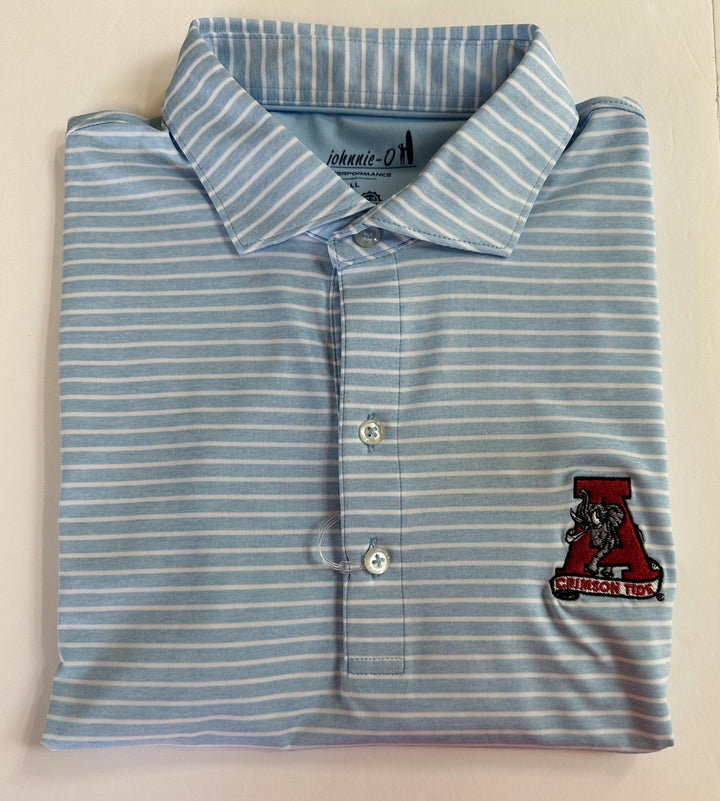 Johnnie-O Clipper Polo - Gulf Blue (Vault)