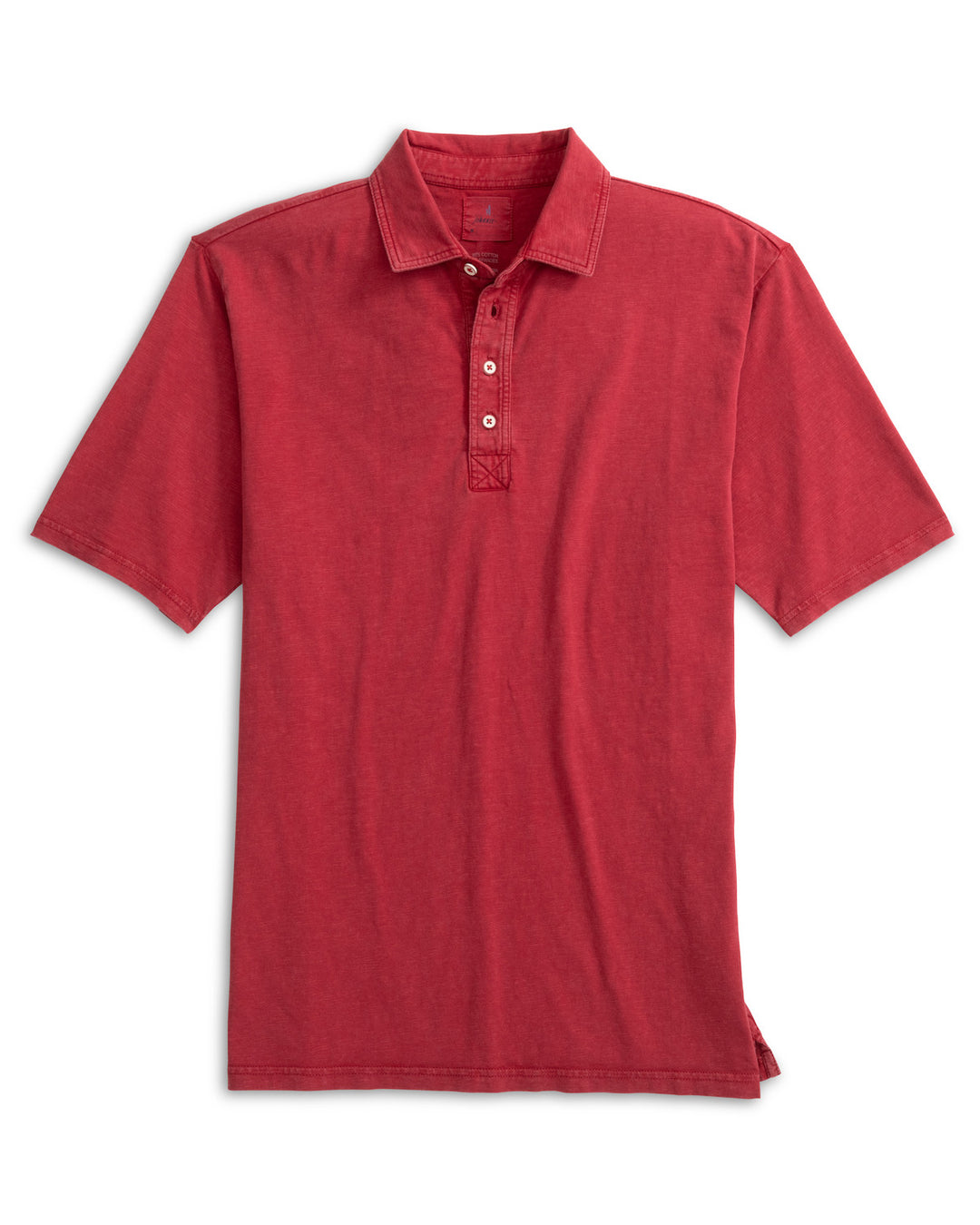 Johnnie-O Coastal Wash Polo- Crimson