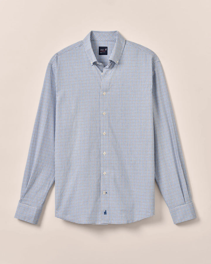 Johnnie-O Koby Everyday Performance Button Down Shirt- Navy