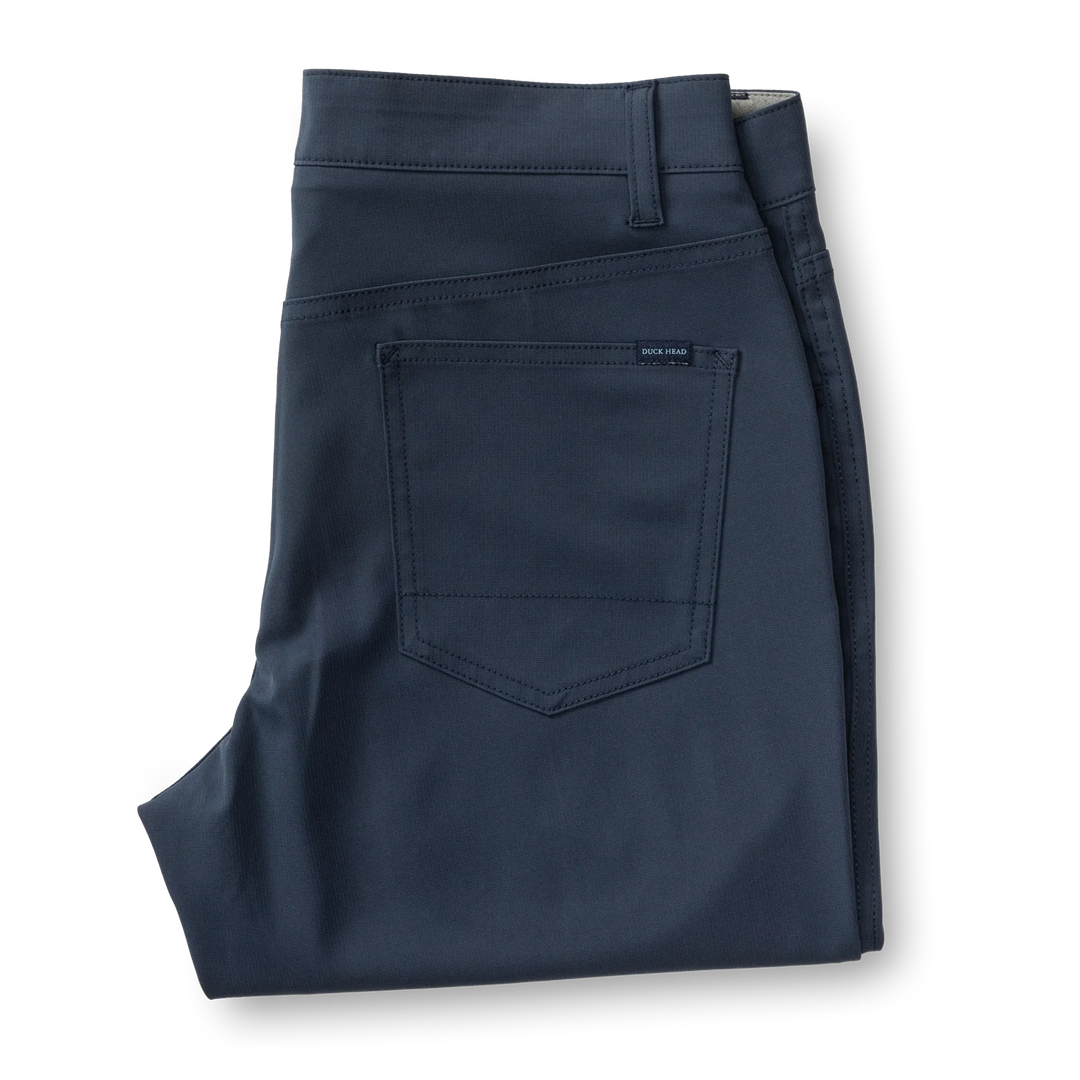 Duck Head Long Drive Pant - Navy
