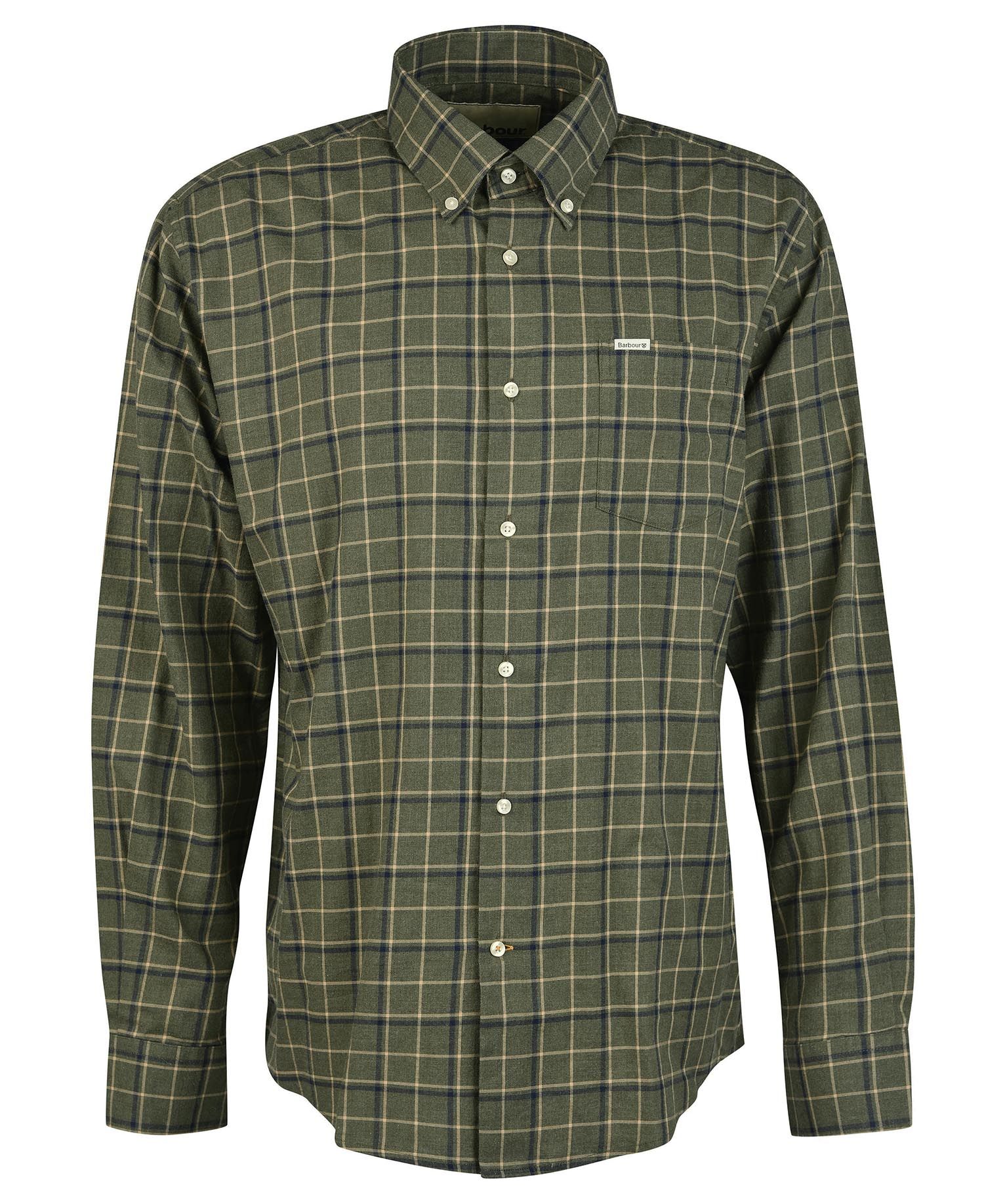 Offers Barbour Men's Casual Flannel Shirt