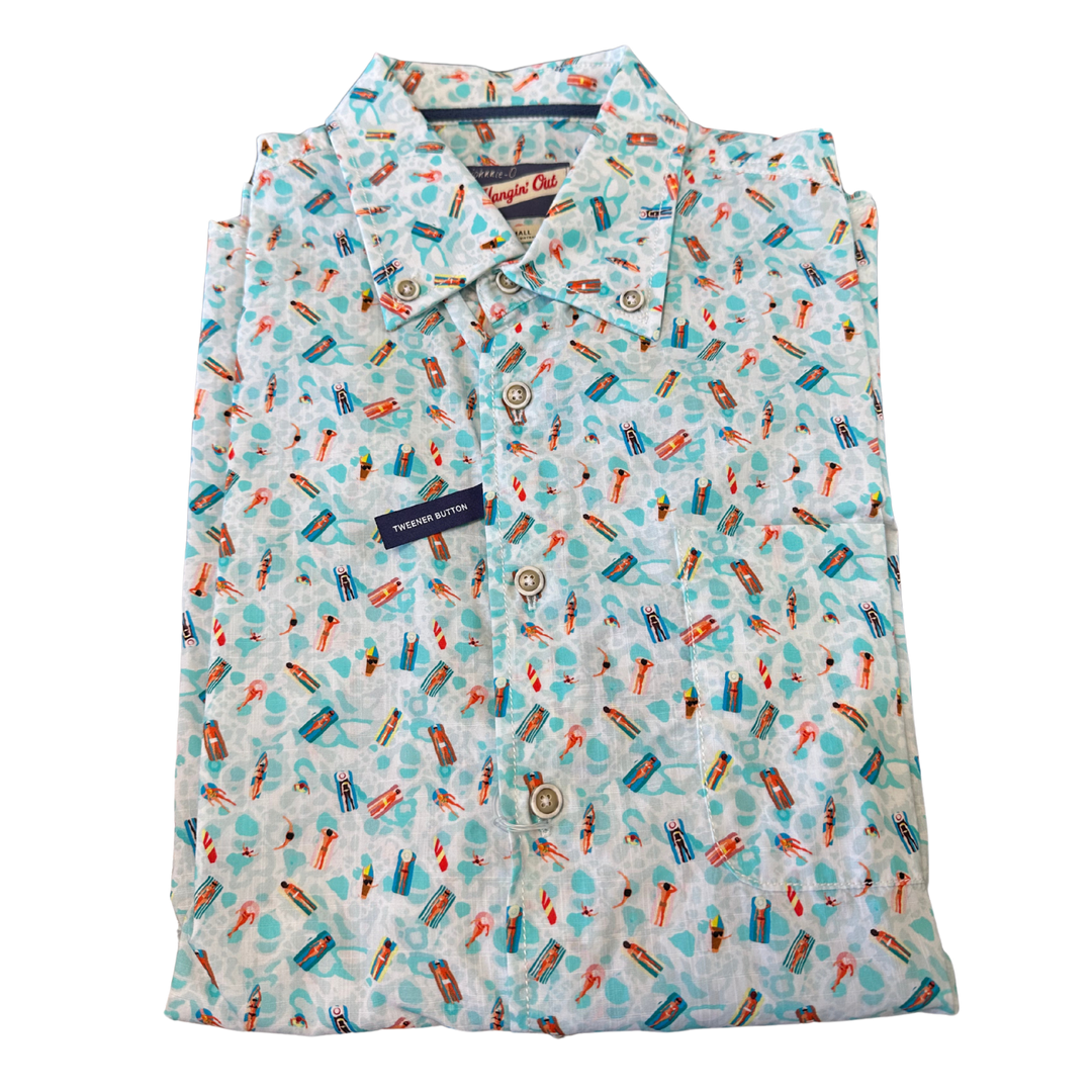 Johnnie O Floaty SS Button Down