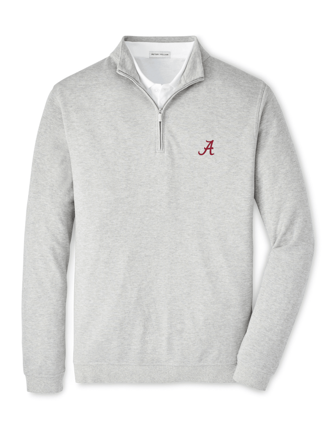 Peter Millar Crown Comfort Pullover- Light Grey (Script A)