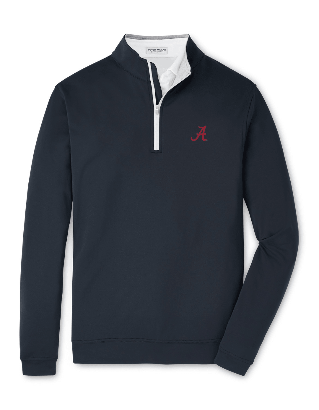 Peter Millar Solid Perth Quarter Zip- Black (Script A)