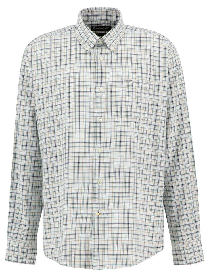 Barbour Ashton Regular Long Sleeve Shirt- Mallard Green