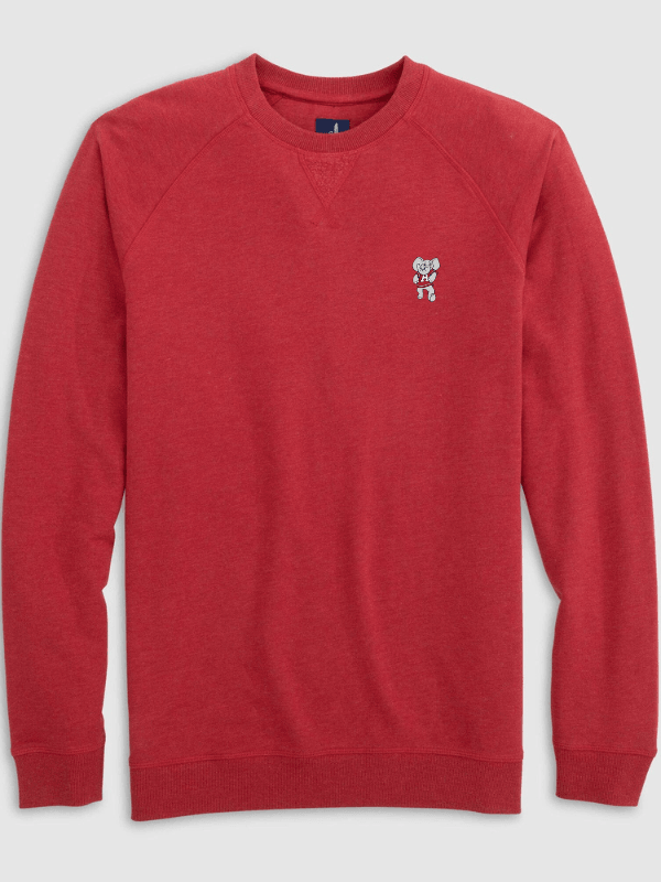 Johnnie O Freeman Crewneck- Crimson (Big AL)