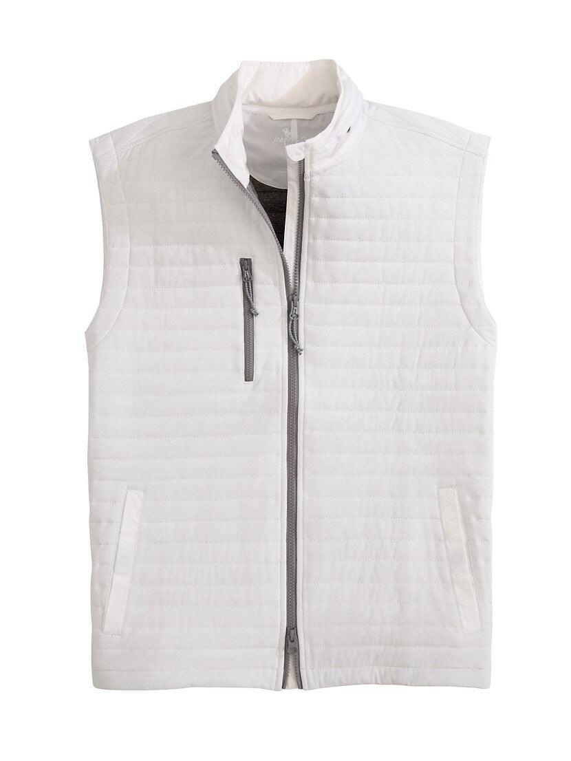 Johnnie-O Crosswind Vest- White