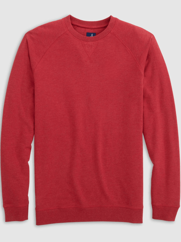 Johnnie O Freeman Crewneck- Crimson