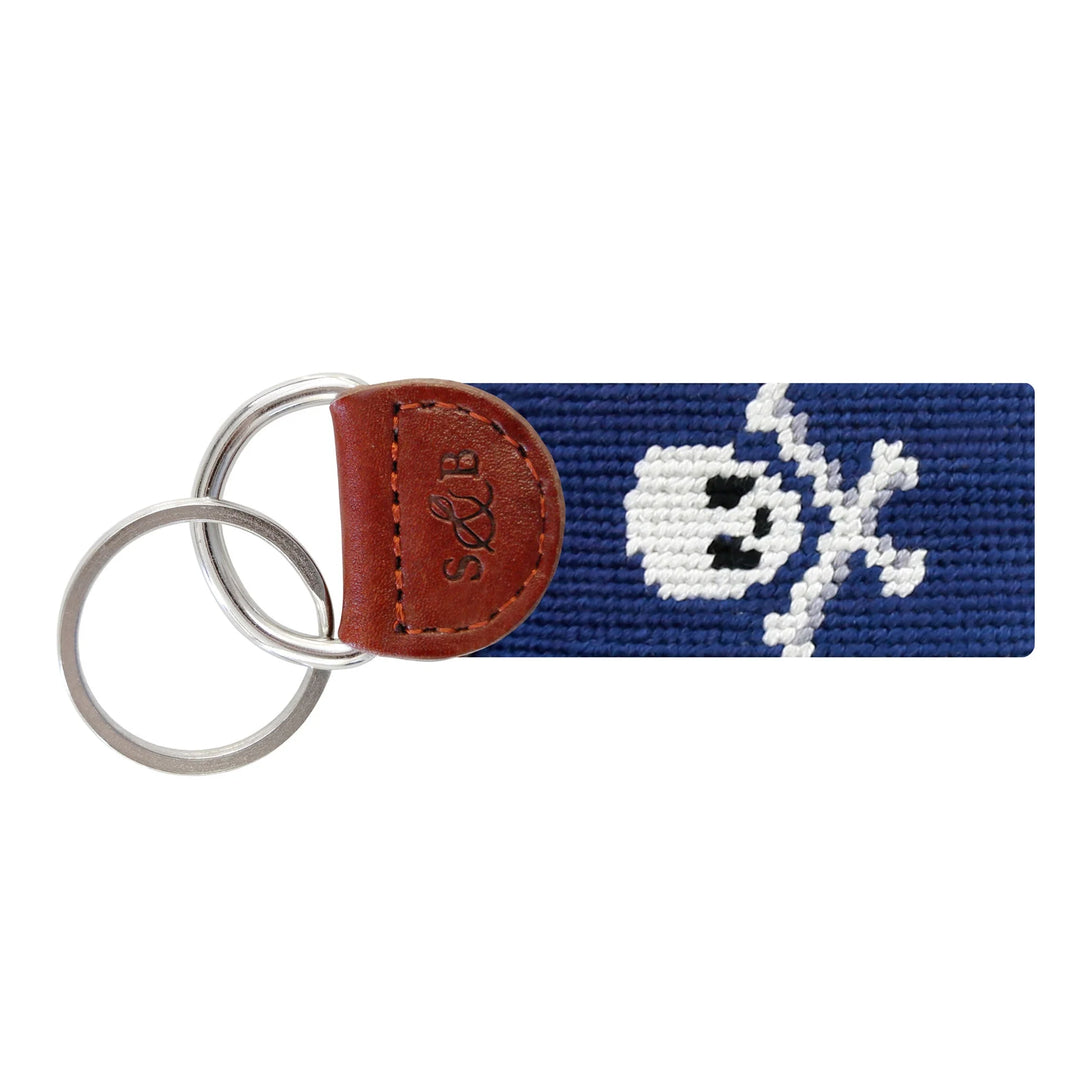 Smathers & Branson Key Fob- Jolly Roger (Navy)