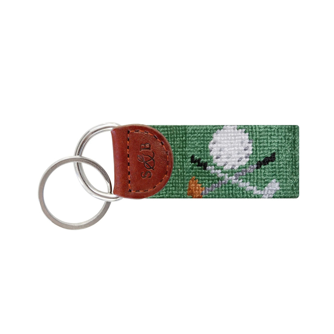 Smathers & Branson Key Fob- Golf Clubs (Sage)