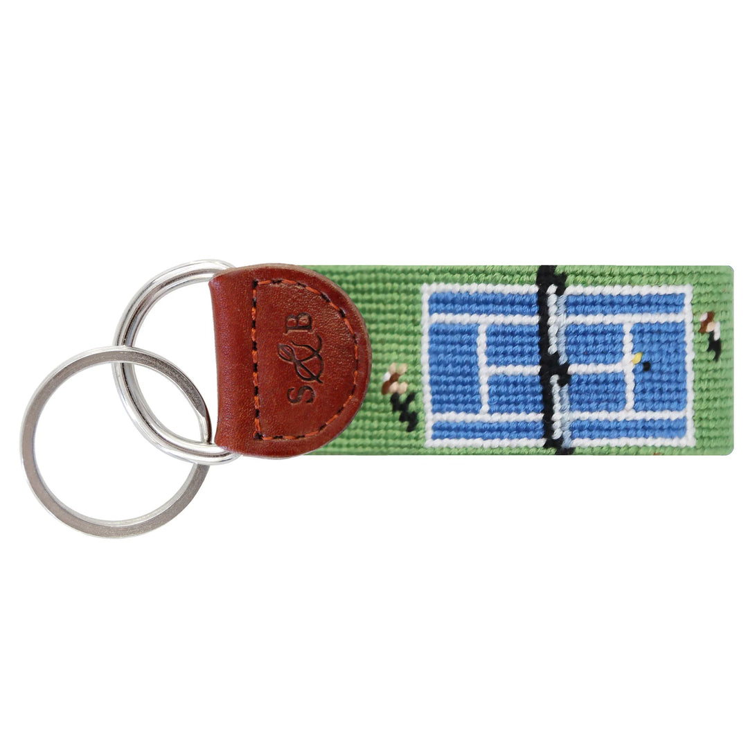 Smathers & Branson Key Fob- Tennis Overhead (Moss)