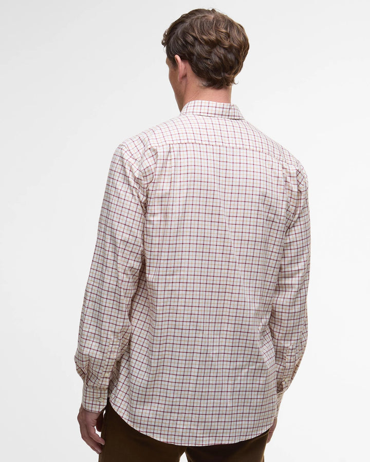 Barbour Preston Regular Long Sleeve Shirt- Fired Brick