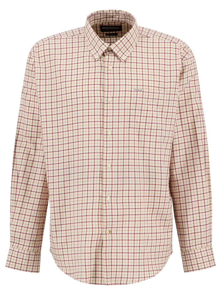 Barbour Preston Regular Long Sleeve Shirt- Fired Brick