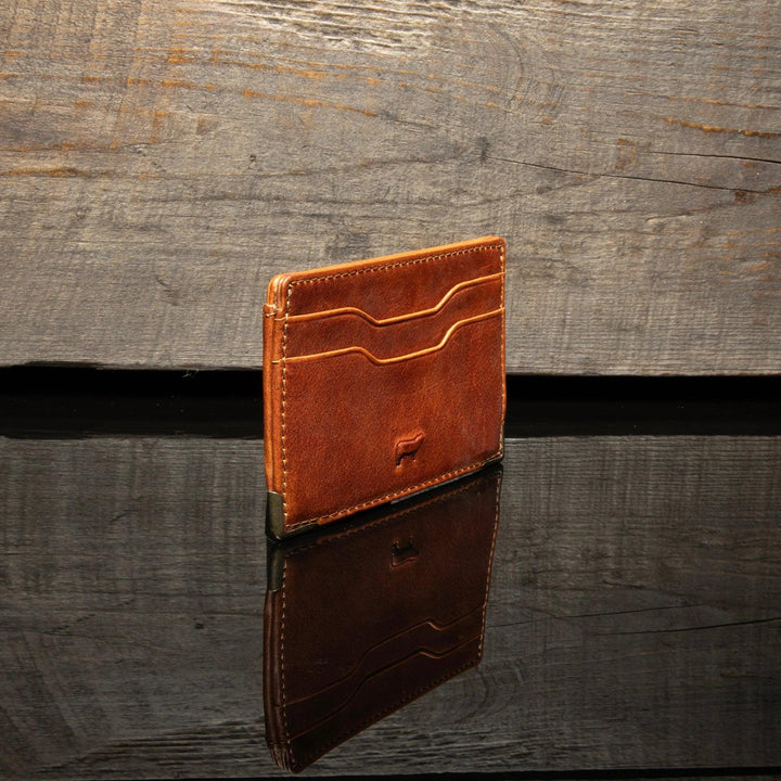 Will Leather Goods William Bank Card Case- Cognac