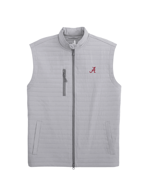 Johnnie-O Crosswind Vest- Seal (Script A)