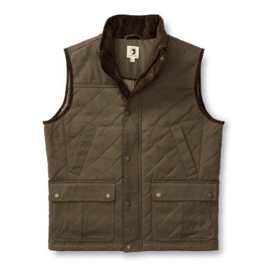 Duck Head Waxed Duck Canvas Quilted Vest