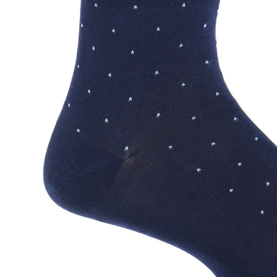 The Shirt Shop Pin Dot Cotton Dress Sock