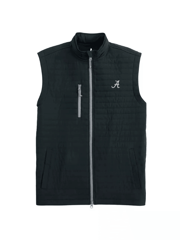 Johnnie-O Crosswind Vest- Black (Script A)