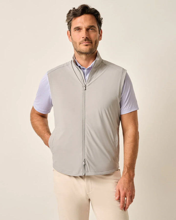 Johnnie-O Zimmer Featherweight Performance Vest- Seal