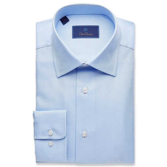 David Donahue Dress Shirt - Royal Oxford (2 Colors) (Regular Fit)